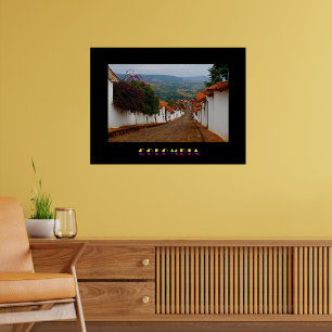 Poster de Barichara Colômbia
