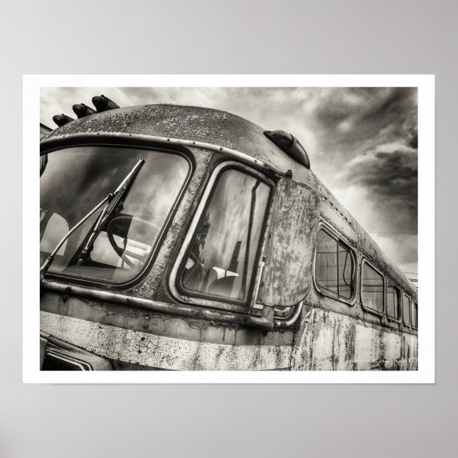 Poster de Barramento Abandonado (Frente)