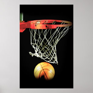 Poster de basquete - Trabalhos de arte modernos ex