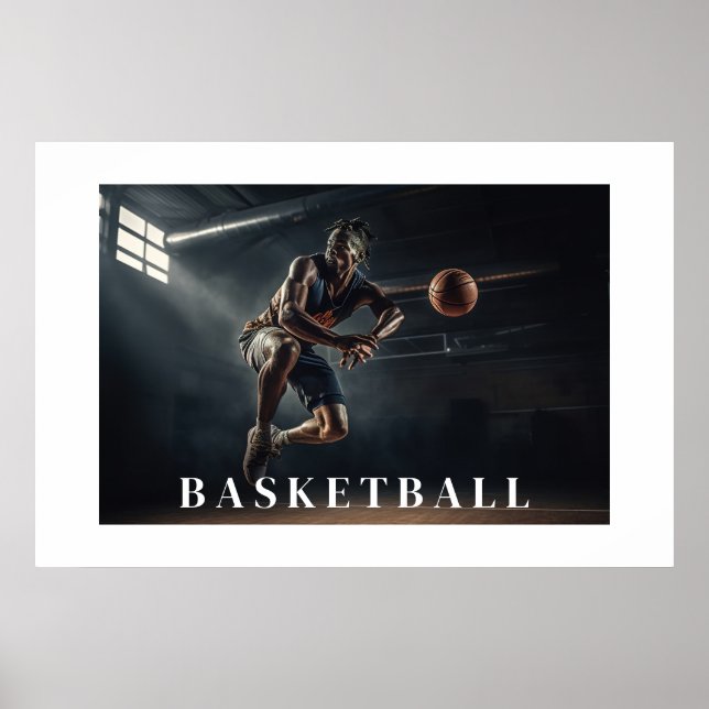 Poster de basquetebol (Frente)