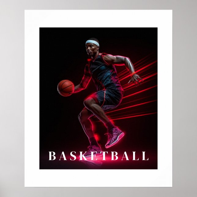 Poster de basquetebol (Frente)