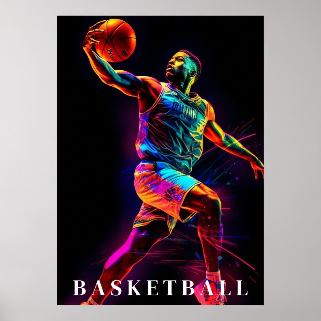 Poster de basquetebol (Frente)