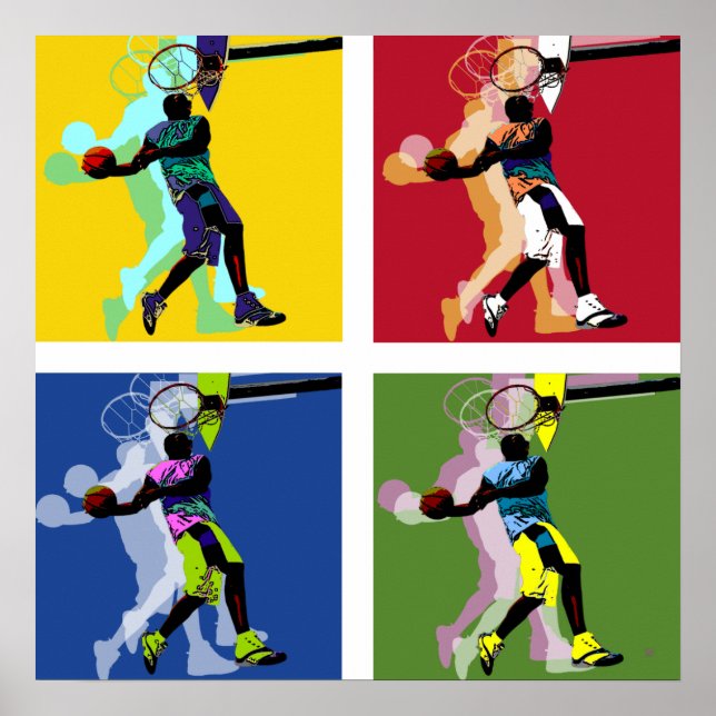 Poster de basquetebol (Frente)