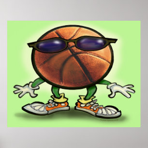 Poster de basquetebol