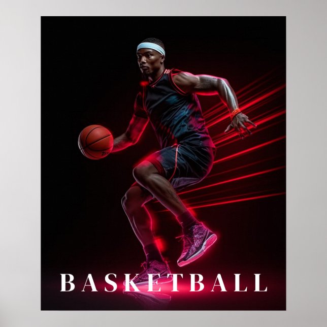 Poster de basquetebol (Frente)