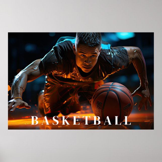 Poster de basquetebol (Frente)