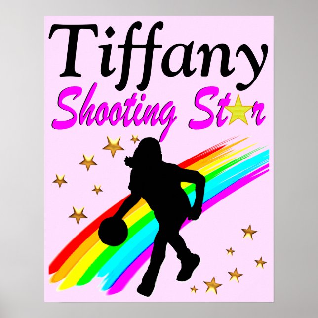 POSTER DE BASQUETEBOL PERSONALIZADO DE TINTA bonit (Frente)