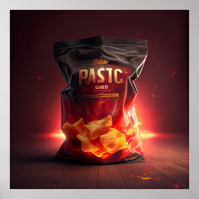 Poster de batatas fritas (Frente)