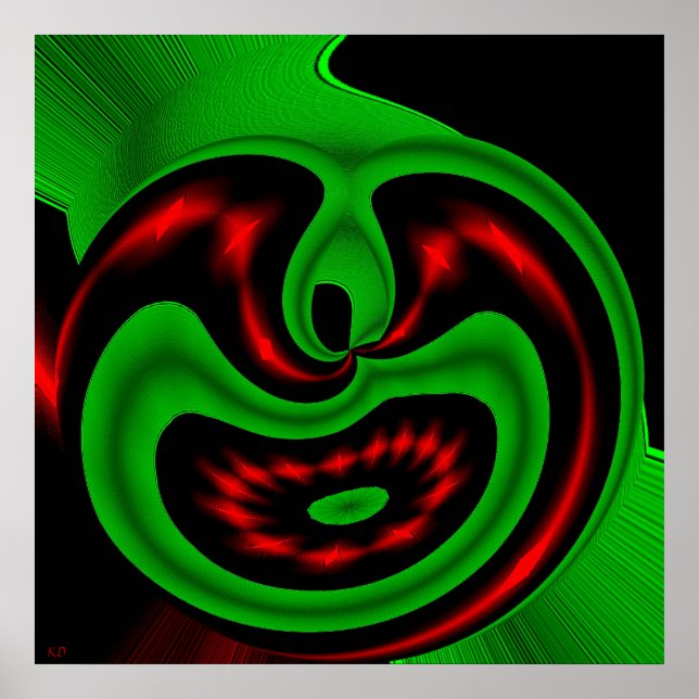 Poster de batidas cardíacas (Frente)