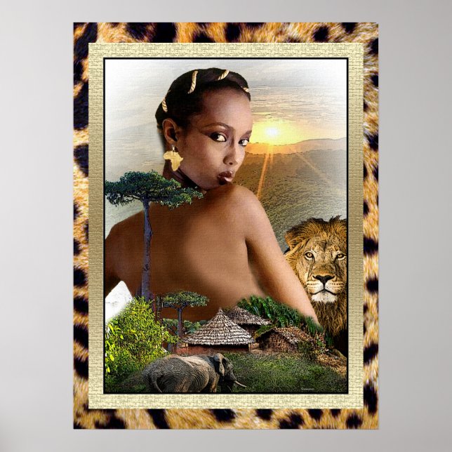 Poster de Bela Africana (Frente)