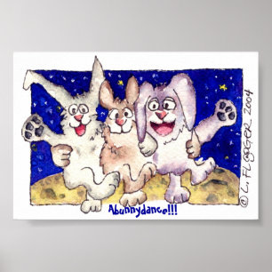 Poster de Belas Luas de Cartoon Bonitas