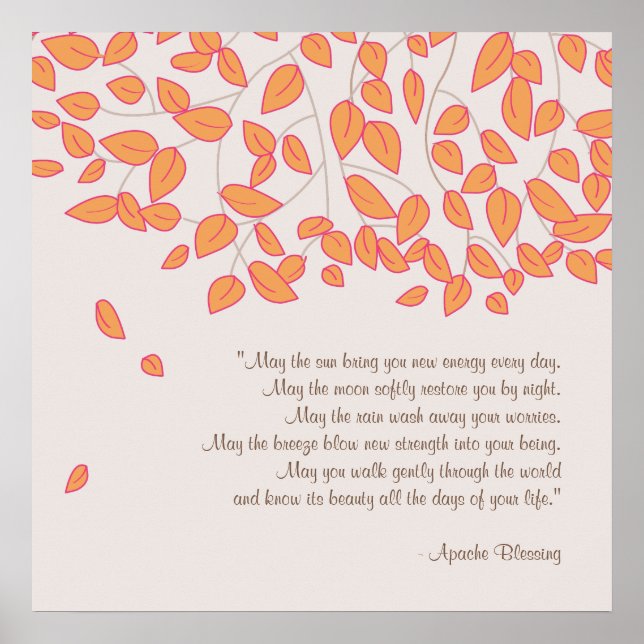 Poster de Bênção do Apache (Frente)