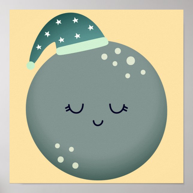 Poster de berçário de sonhos doces (Frente)