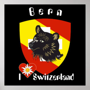 Pôster De Berna, De Berna, Berna, Bärn, Suíça, Suisse,