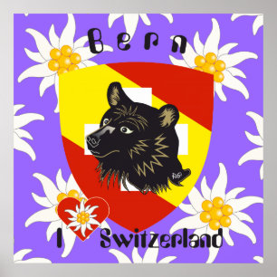 Poster De Berna, De Berna, Berna, Bärn, Suíça, Suisse,
