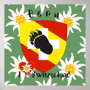 Pôster De Berna, De Berna, Berna, Bärn, Suíça, Suisse,
