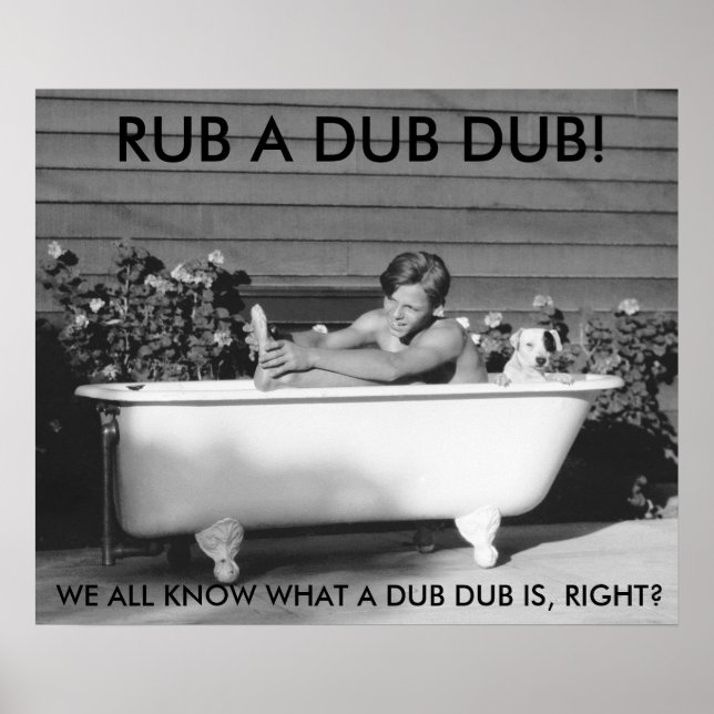 Poster de Bicho de Rapaz com Seu Cão (Frente)