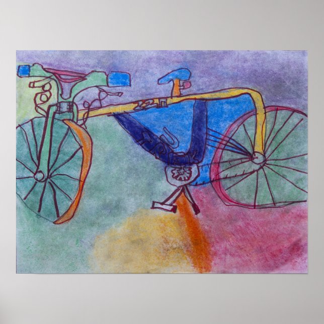 Poster de bicicleta (Frente)