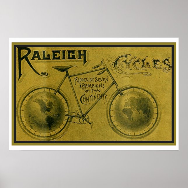 Poster de bicicleta (Frente)