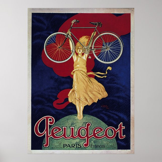 Poster de bicicleta antiga (Frente)