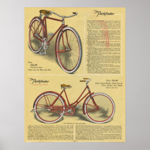 poster de Bicicleta E Arte Do Pathfinder 1923