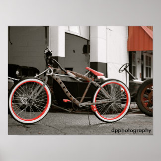 Poster de bicicleta retrô