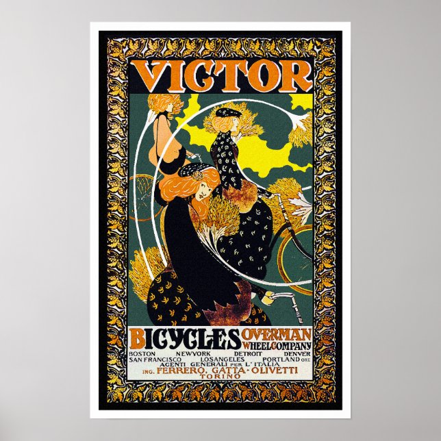 Poster de bicicleta: Victor Bicicletas - William B (Frente)