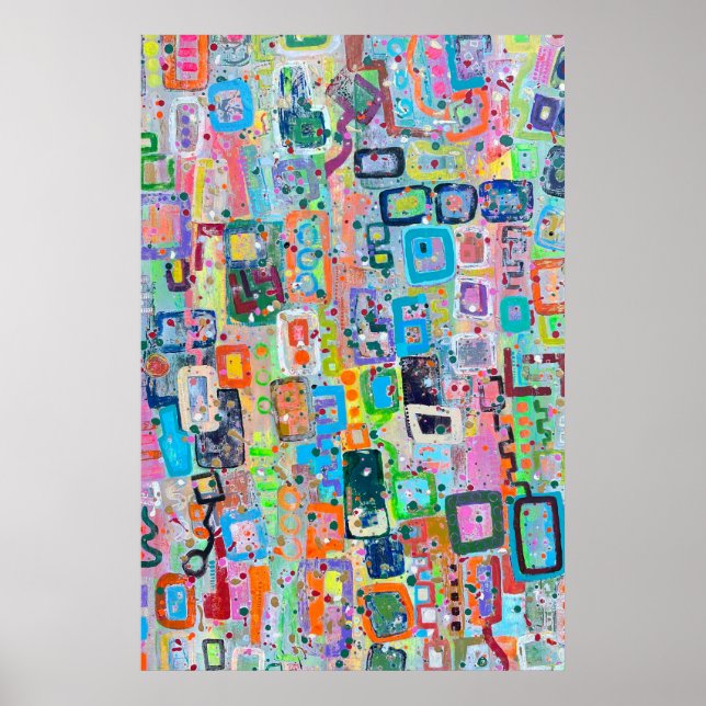 Poster de bloco 24 x 36 (Frente)
