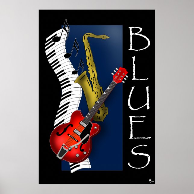 Poster de Blues (Frente)