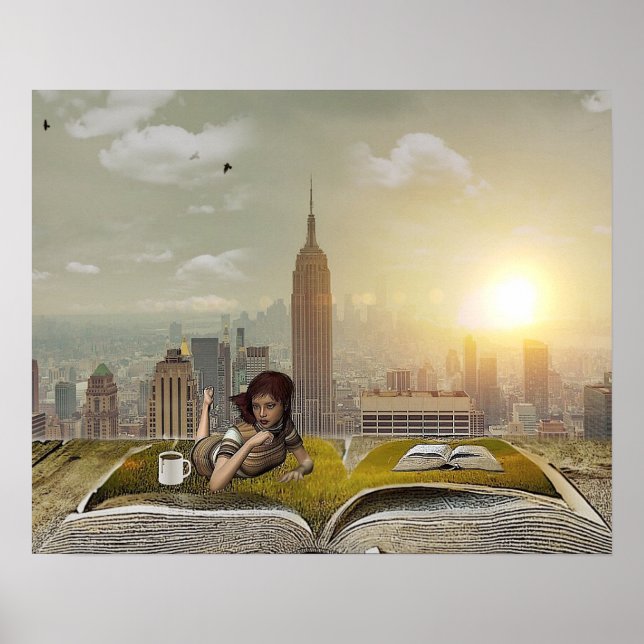 POSTER DE BOA LEITURA: Lendo Refúgio (Frente)