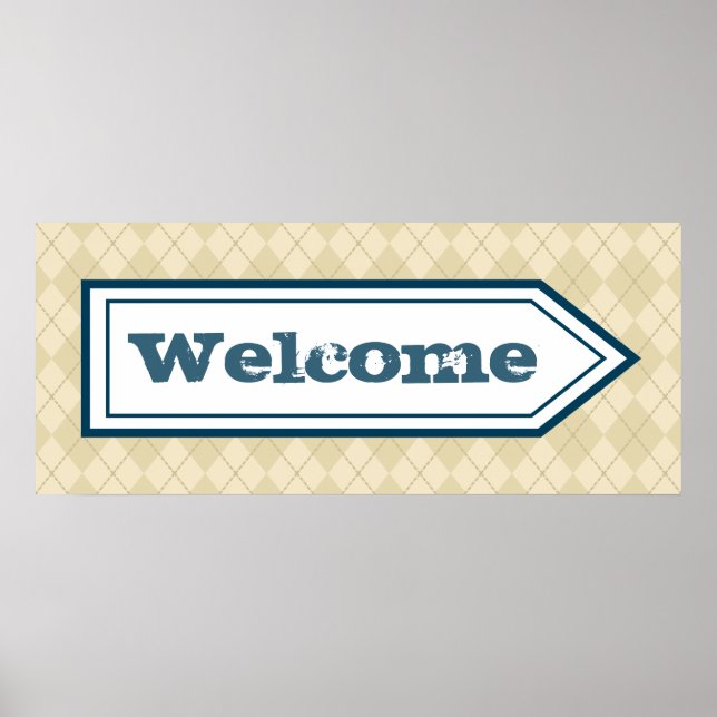 Poster de boas-vindas (Frente)