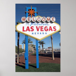 Pôster Dê boas-vindas a Las Vegas fabuloso Nevada ao