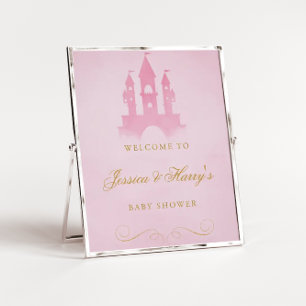 Poster de Boas-vindas ao Castelo Rosa Chá de frald