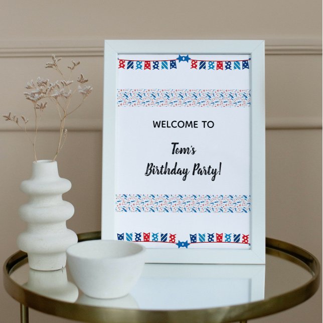 Poster de Boas-vindas do Partido Festivo 4 de julh (Criador carregado)