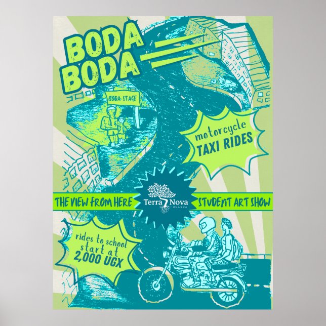 Poster de Boda Boda (Frente)