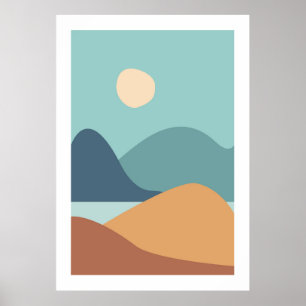 Poster de boho minimalista