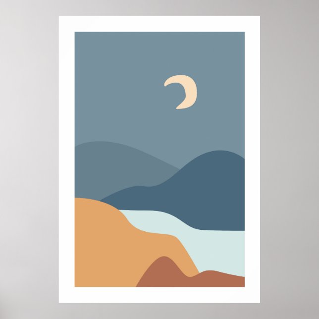 Poster de boho minimalista (Frente)