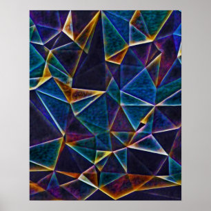 Poster de bolhas quebradas
