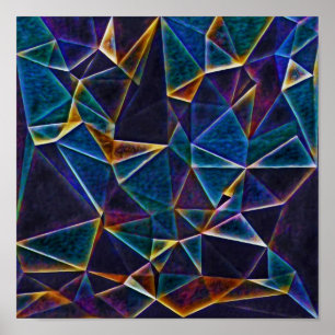 Poster de bolhas quebradas