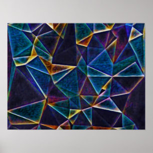 Poster de bolhas quebradas