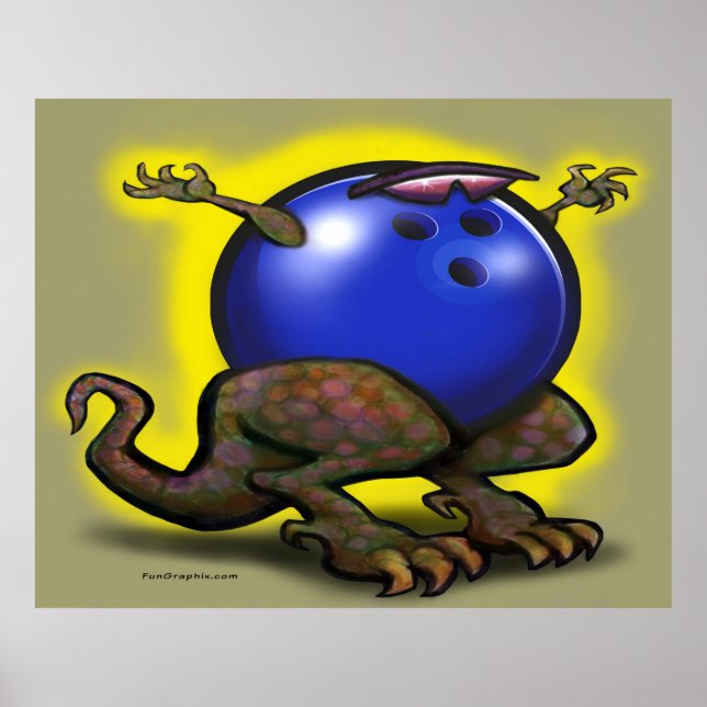 Poster de boliche de Beast da  (Frente)