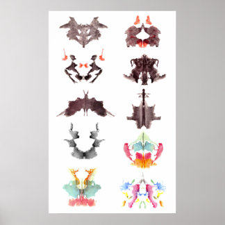 Poster de Bolsas de Tinta Rorschach