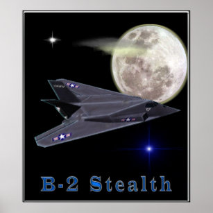 poster de bombardeiro furtivo b-2