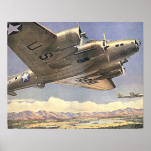Poster de Bombardeiros do Exército dos EUA