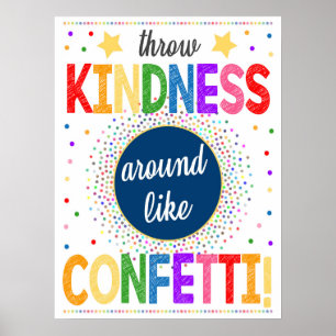 Poster de bondade de Confetti
