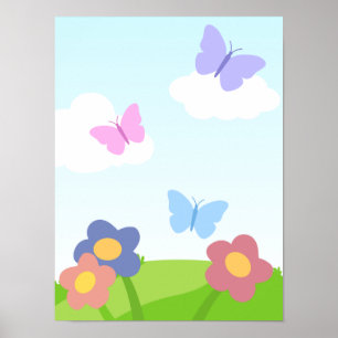 Poster de borboleta 