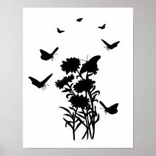 Poster de borboletas
