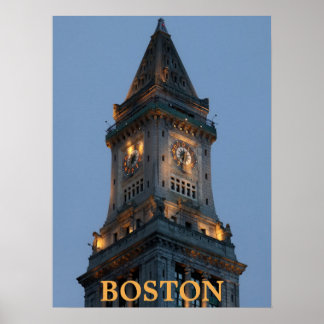 Poster de Boston de Torre Personalizada