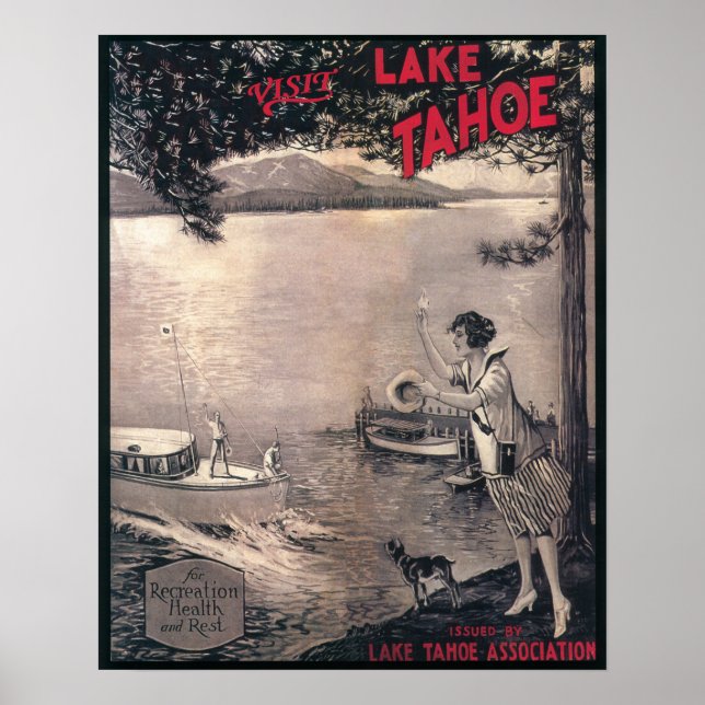 Poster de bote de madeira (Frente)