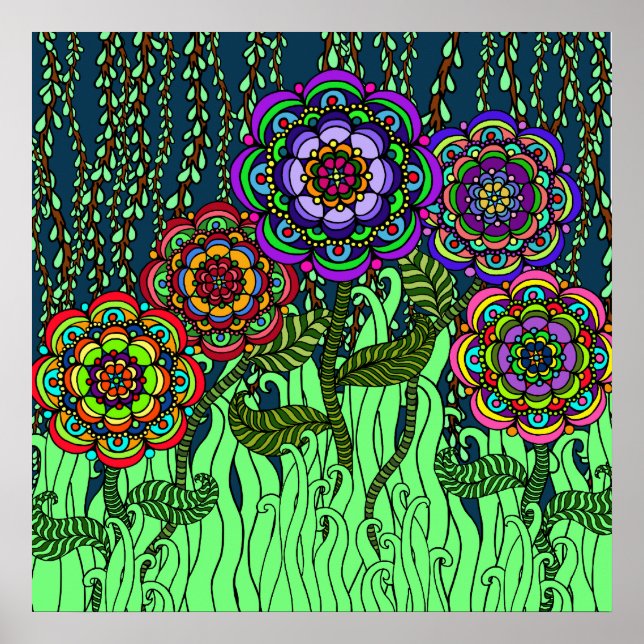 Poster de Brilho de Jardim (Frente)